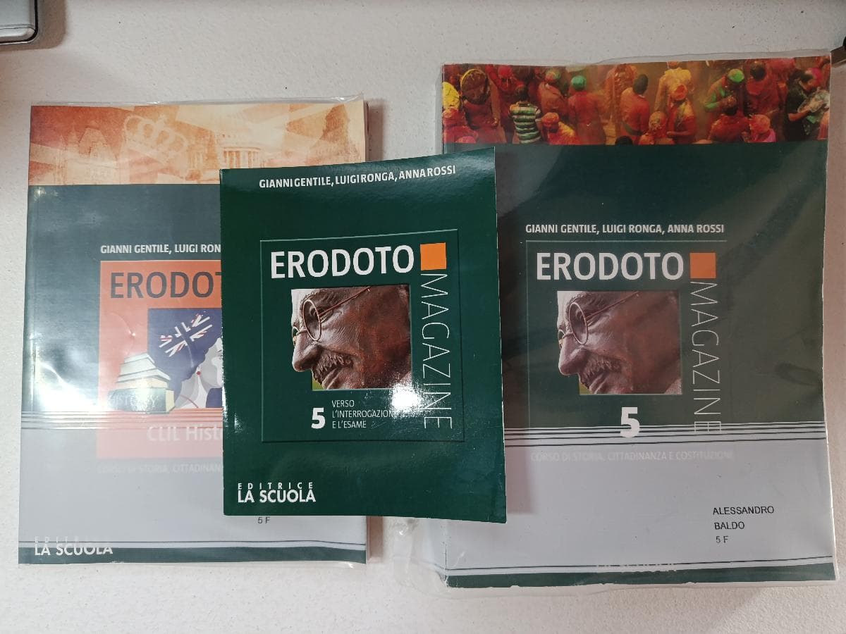 ERODOTO MAGAZINE TRIENNIO 5 + INTERROG 5 + CLIL KIT ED AL - foto 1
