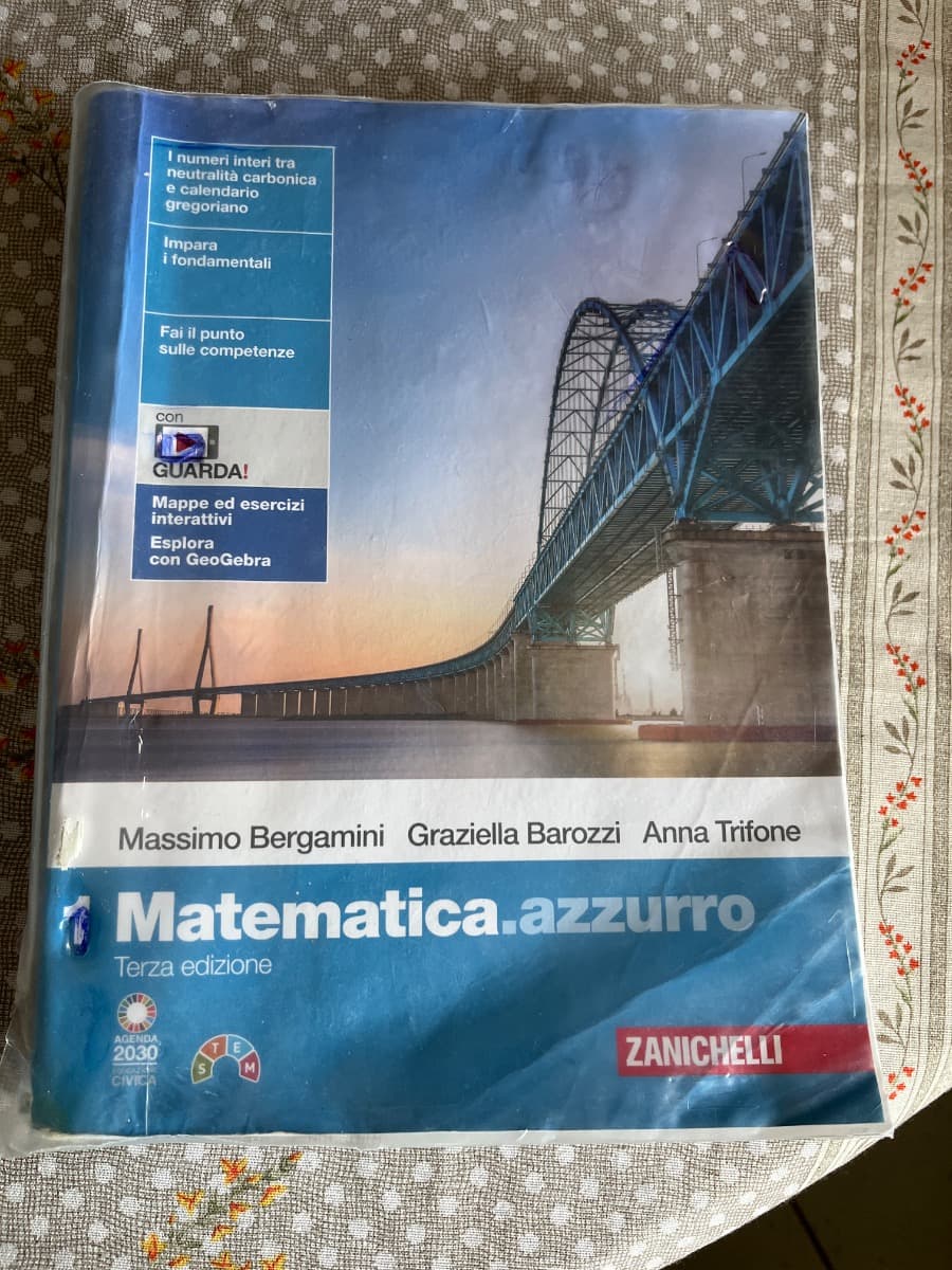 MATEMATICA.AZZURRO 3ED. - VOLUME 1 (LDM) - foto 1