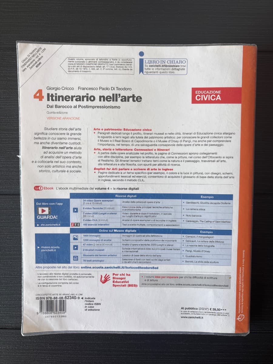 ITINERARIO NELL'ARTE VERSIONE ARANCIONE 5ED - VOLUME 4 (LDM) - foto 2