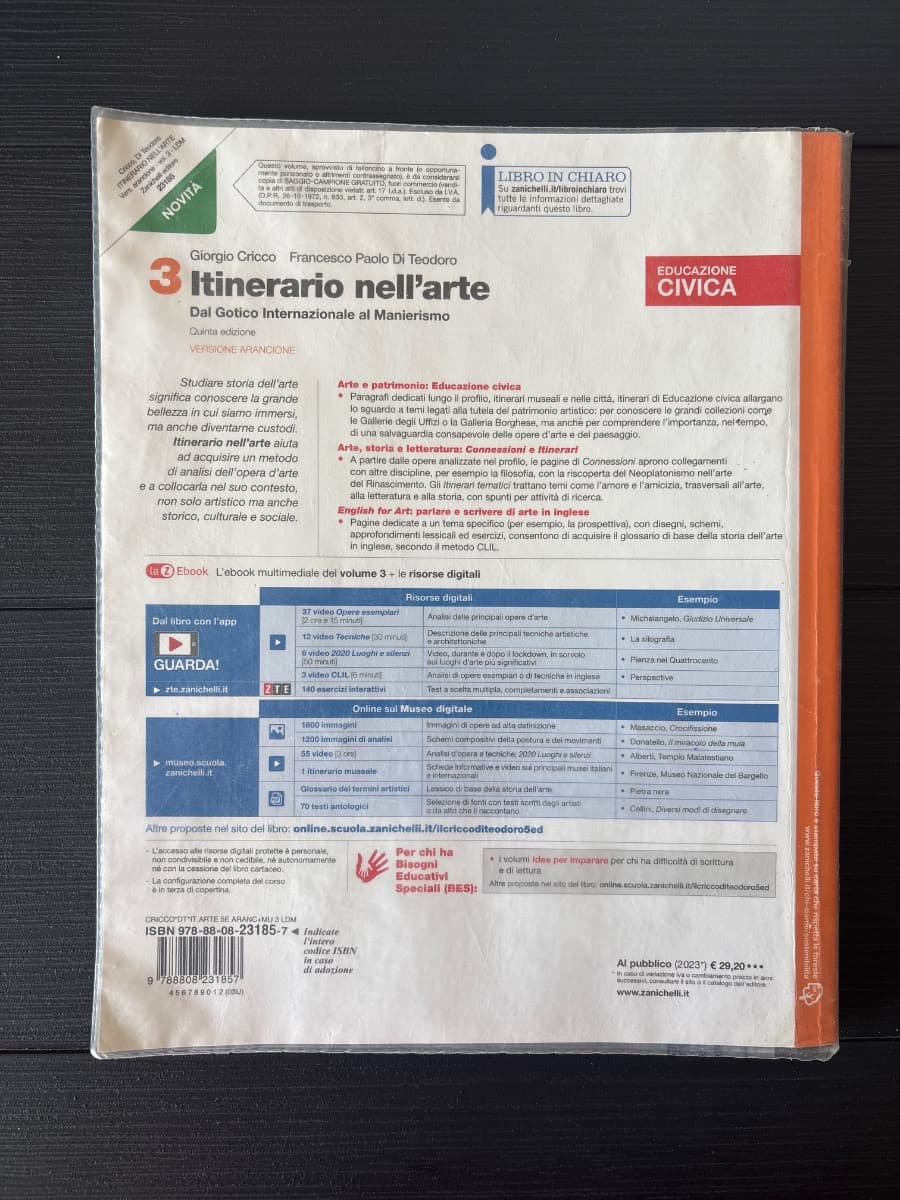 ITINERARIO NELL'ARTE VERSIONE ARANCIONE 5ED - VOLUME 3 (LDM) - foto 2