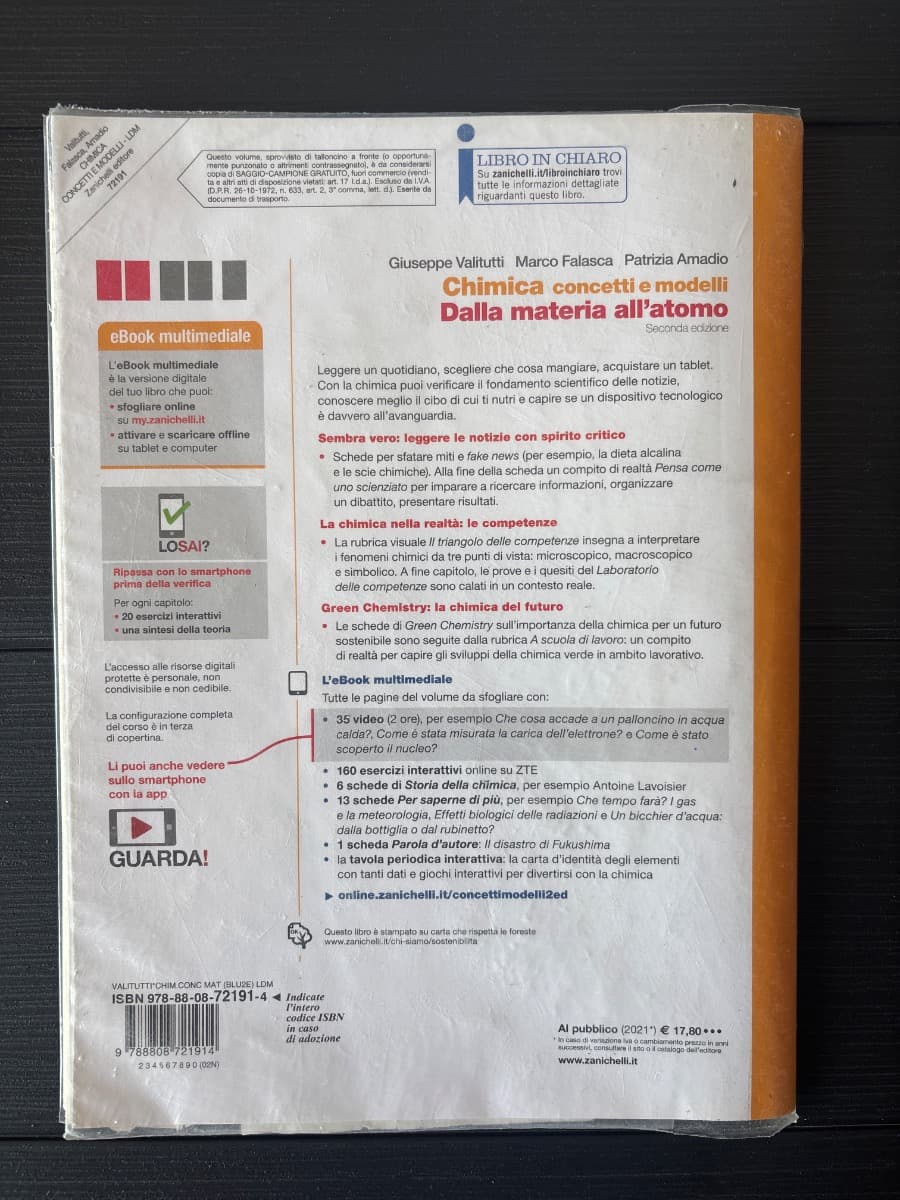 CHIMICA: CONCETTI E MODELLI 2ED. - DALLA MATERIA ALL'ATOMO (LDM) - foto 2