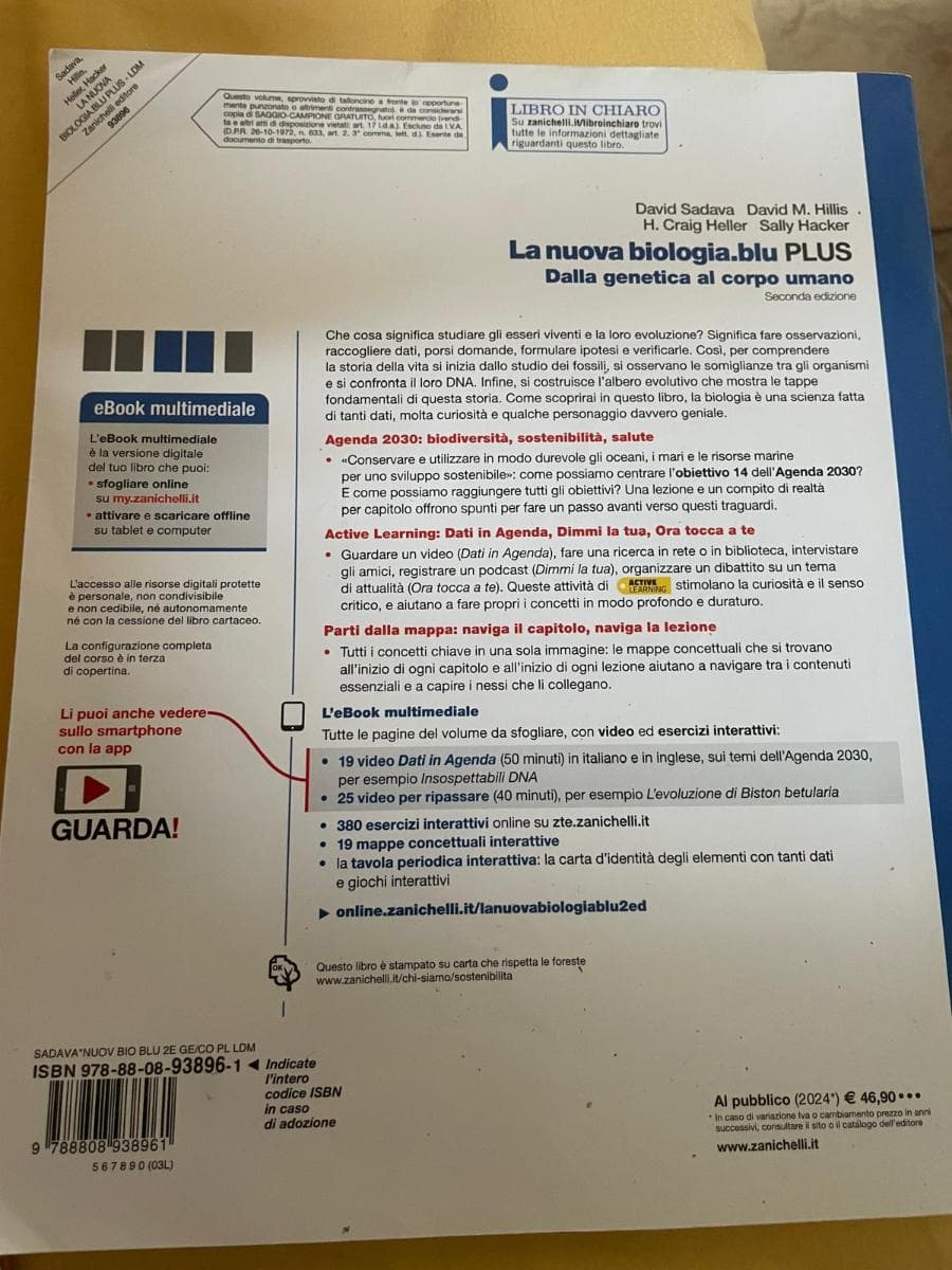 NUOVA BIOLOGIA.BLU 2ED. (LA) - DALLA GENETICA AL CORPO UMANO PLUS (LDM) - foto 2