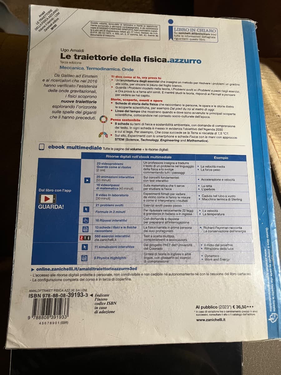 TRAIETTORIE DELLA FISICA.AZZURRO (LE) 3ED - VOLUME SECONDO BIENNIO (LDM) - foto 2