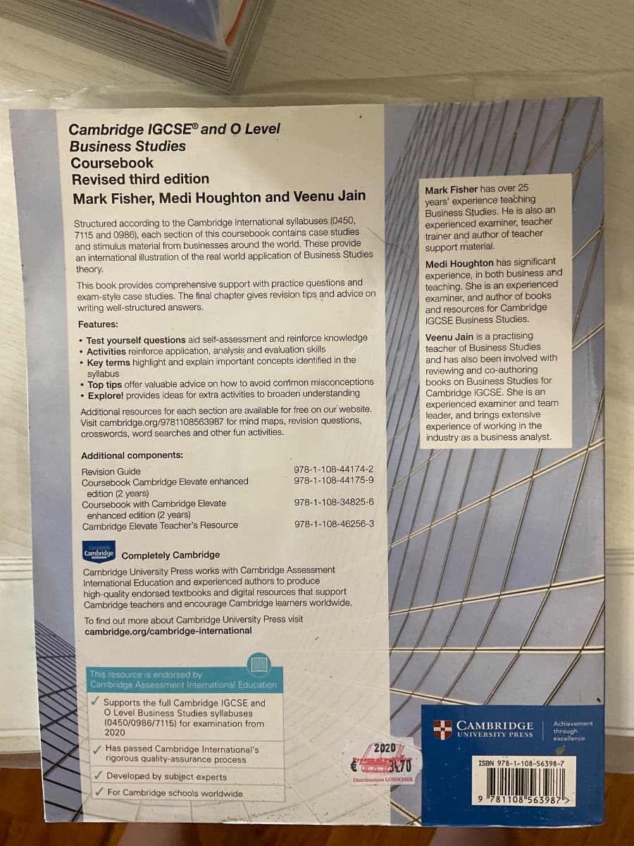 CAMBRIDGE IGCSE AND O LEVEL BUSINESS STUDIES - foto 2