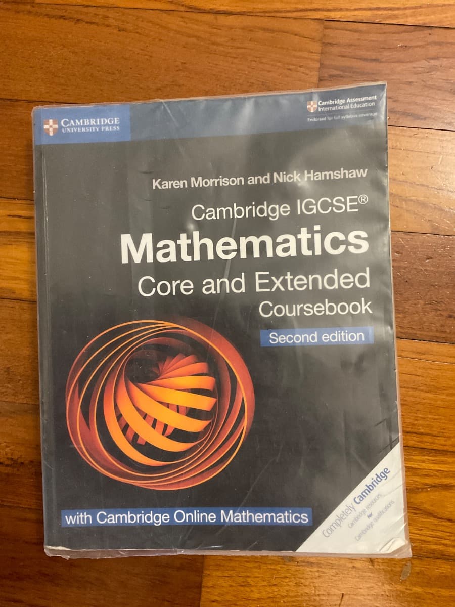 CAMBRIDGE IGCSE MATHEMATICS 2ND ED: CORE AND EXTENDED COURSEBOOK - foto 1