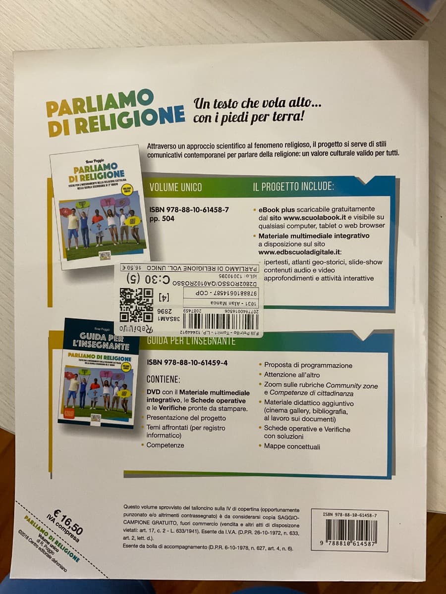 PARLIAMO DI RELIGIONE VOL. UNICO - foto 2