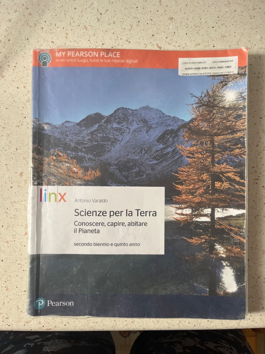 SCIENZE PER LA TERRA CONOSCERE, CAPIRE, ABITARE IL PIANETA - SECONDO BIENNIO - foto 1