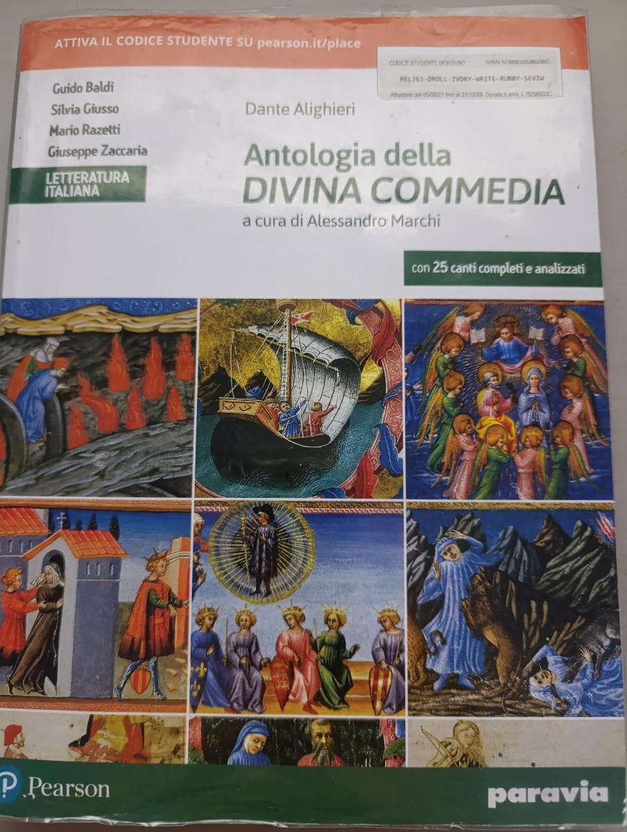 QUALCOSA CHE SORPRENDE 1 CON ANTOLOGIA DELLA DIVINA COMMEDIA CON 25 CANTI - foto 1