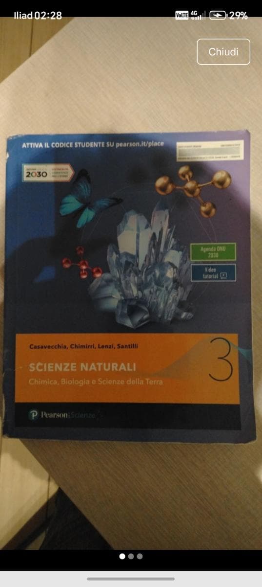 SCIENZE NATURALI PER IL SECONDO BIENNIO - VOLUME 3 - foto 1