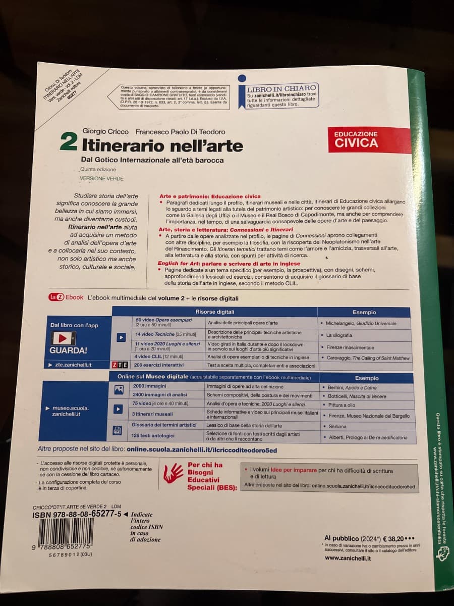 ITINERARIO NELL'ARTE EDIZIONE VERDE 5ED - VOLUME 2 (LDM) - foto 2