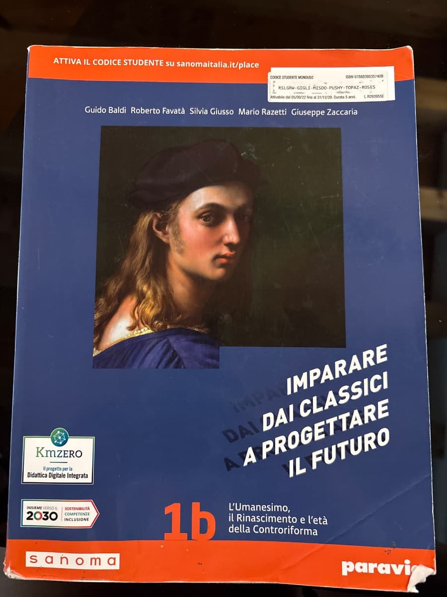 IMPARARE DAI CLASSICI A PROGETTARE IL FUTURO 1B - foto 1