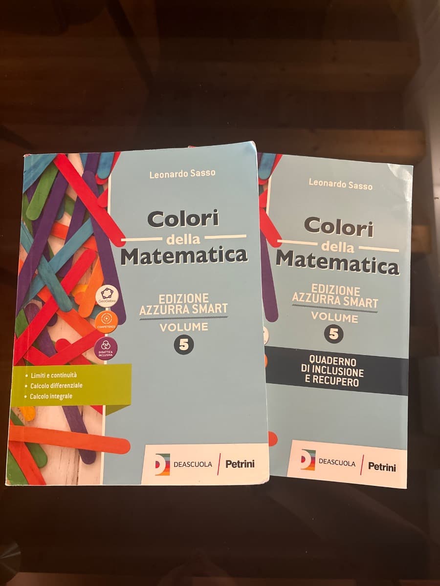 COLORI DELLA MATEMATICA ED.AZZURRA SMART-VOL.5+QUAD.INCLUSIONE E REC 5+EBOOK - foto 1