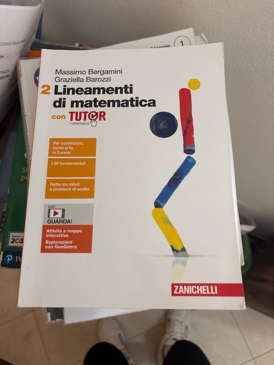 LINEAMENTI DI MATEMATICA - VOLUME 2 CON TUTOR (LDM) - foto 1