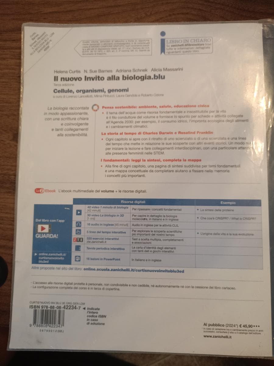 NUOVO INVITO ALLA BIOLOGIA.BLU (IL) 3ED. (LDM) - foto 2
