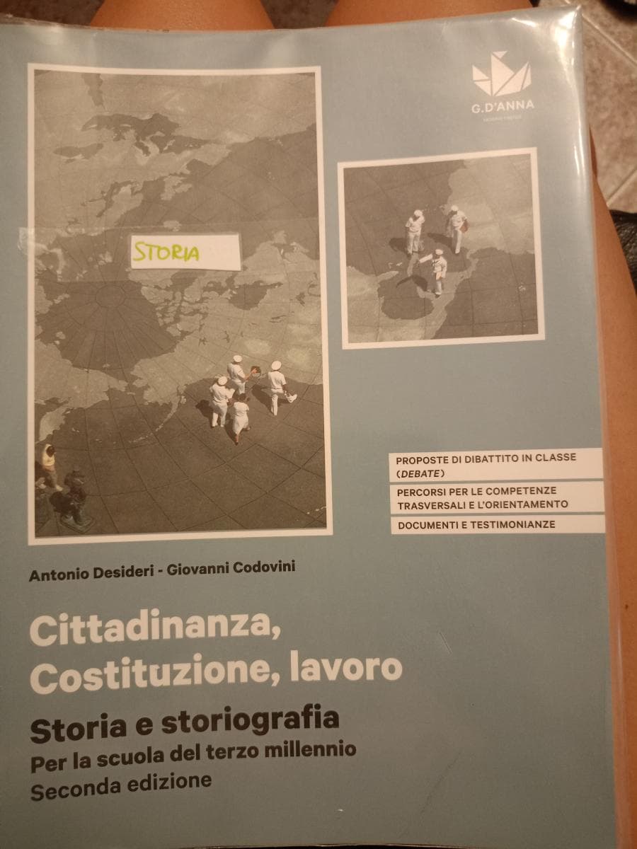 STORIA E STORIOGRAFIA CITTADINANZA, COSTITUZIONE, LAVORO - foto 1