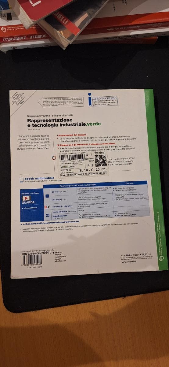 RAPPRESENTAZIONE E TECNOLOGIA INDUSTRIALE.VERDE 3ED - VOLUME U (LDM) - foto 2