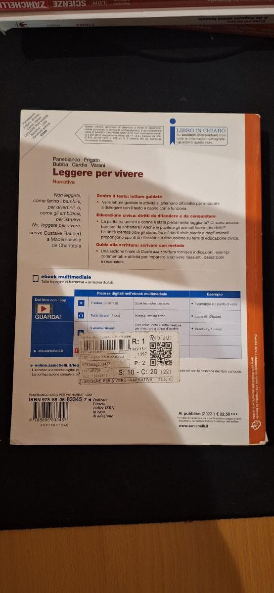 LEGGERE PER VIVERE - NARRATIVA (LDM) - foto 2