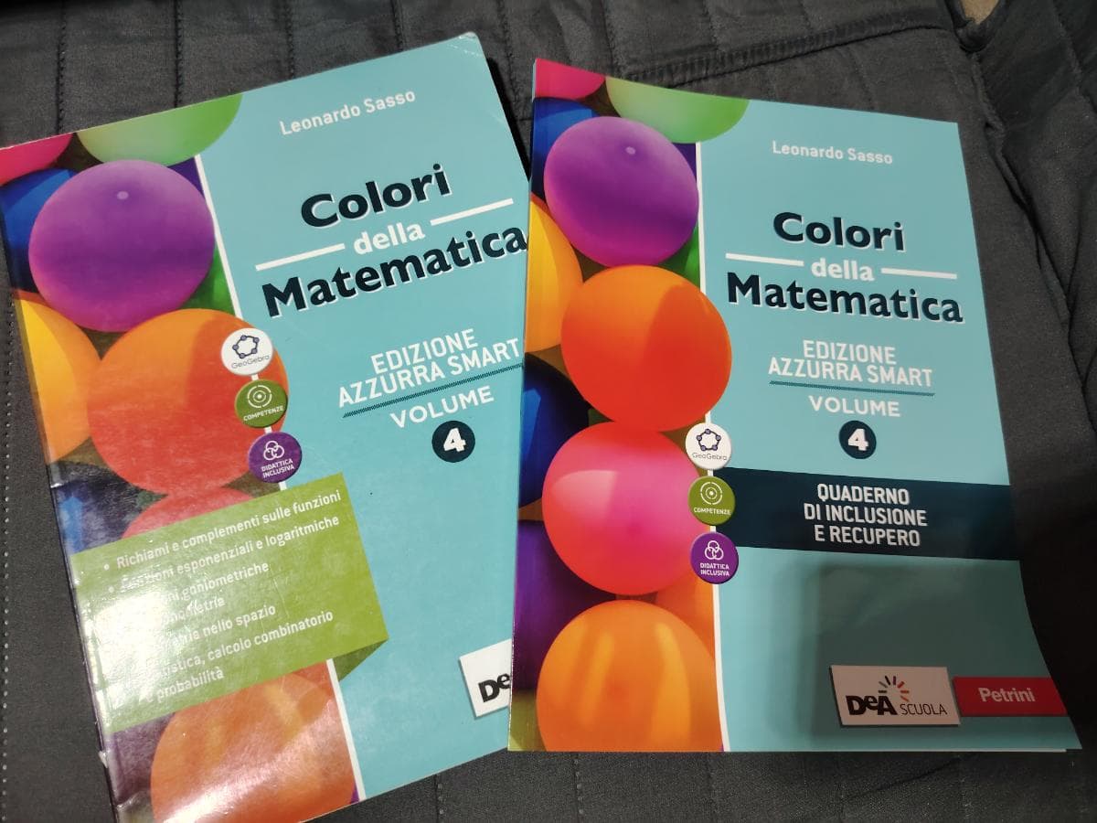 COLORI DELLA MATEMATICA ED.AZZURRA SMART-VOL.4+QUAD.INCLUSIONE E REC 4+EBOOK - foto 1