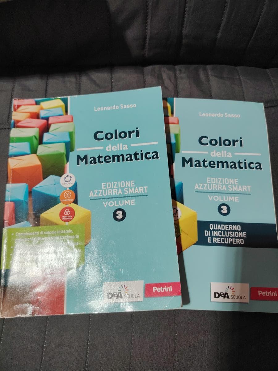 COLORI DELLA MATEMATICA ED.AZZURRA SMART-VOL.3+QUAD.INCLUSIONE E REC 3+EBOOK - foto 1