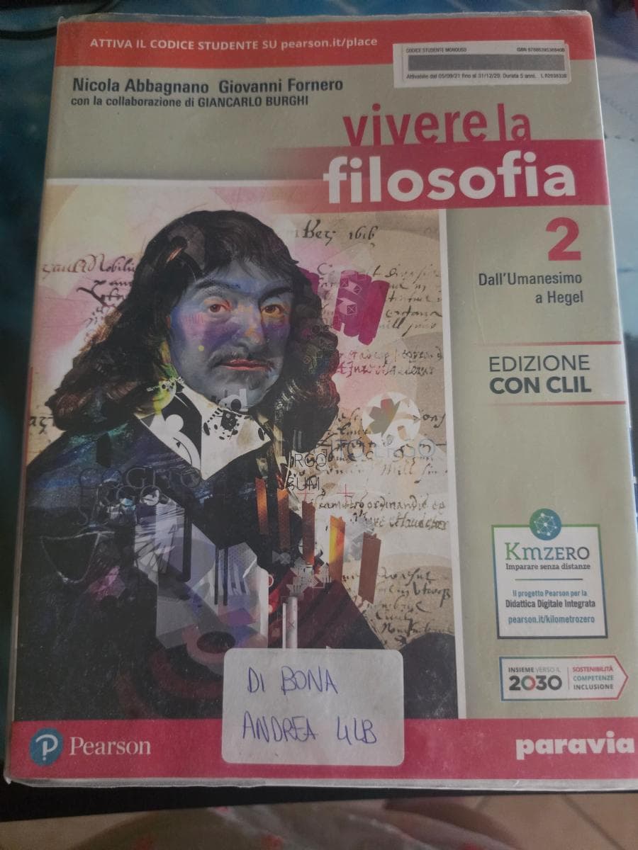 VIVERE LA FILOSOFIA 2 EDIZIONE CON CLIL - foto 1