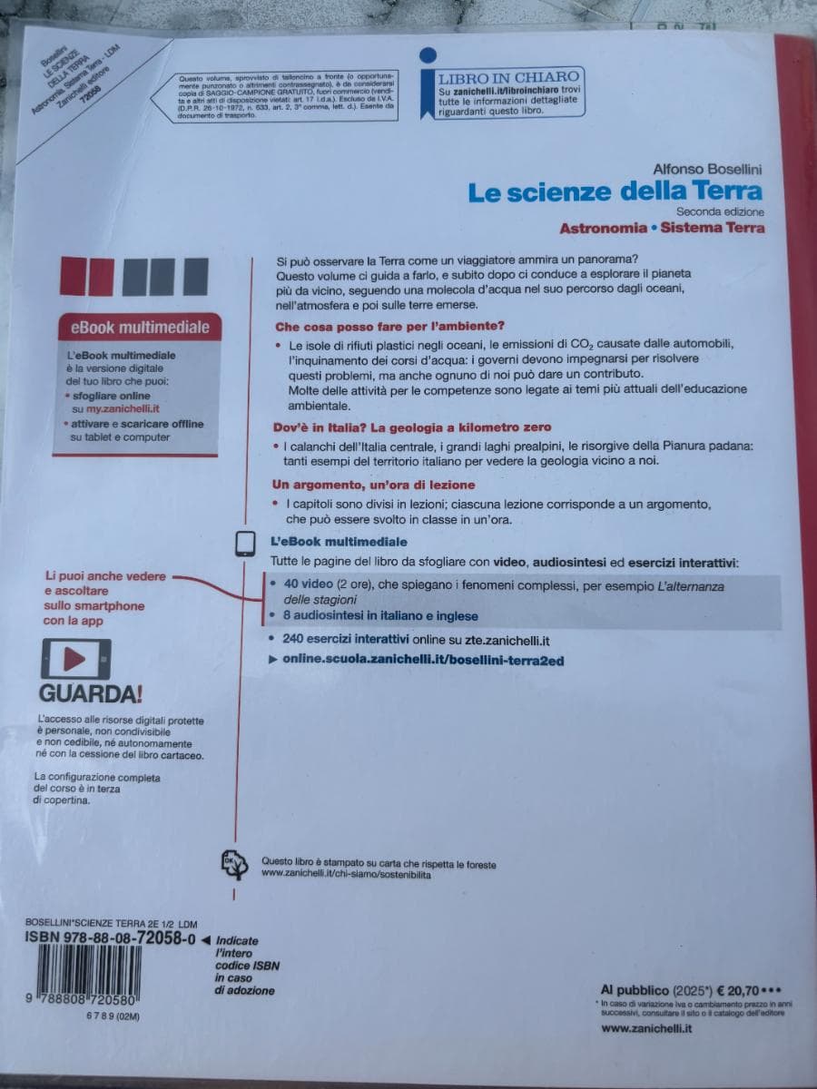 SCIENZE DELLA TERRA 2ED. (LE) - VOL. PRIMO BIENNIO (LDM) - foto 2