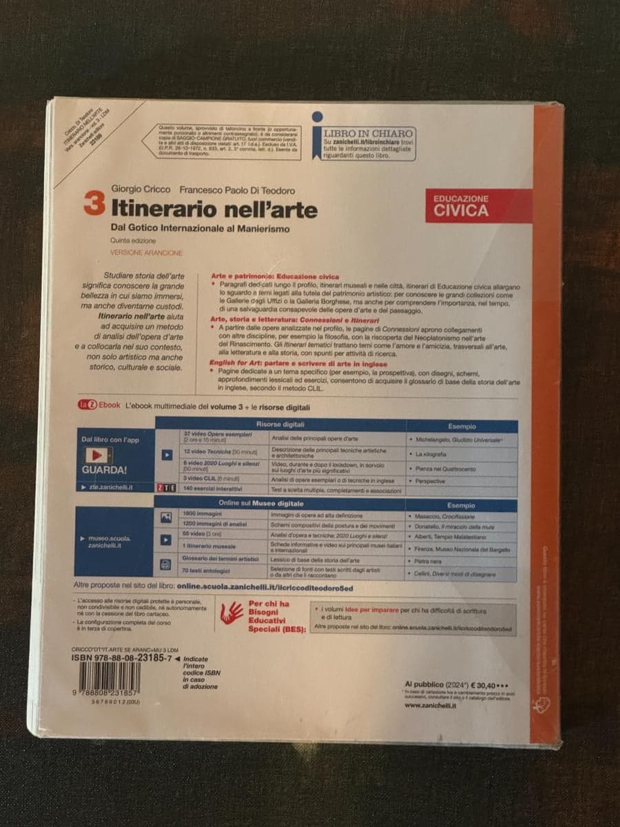 ITINERARIO NELL'ARTE VERSIONE ARANCIONE 5ED - VOLUME 3 (LDM) - foto 2
