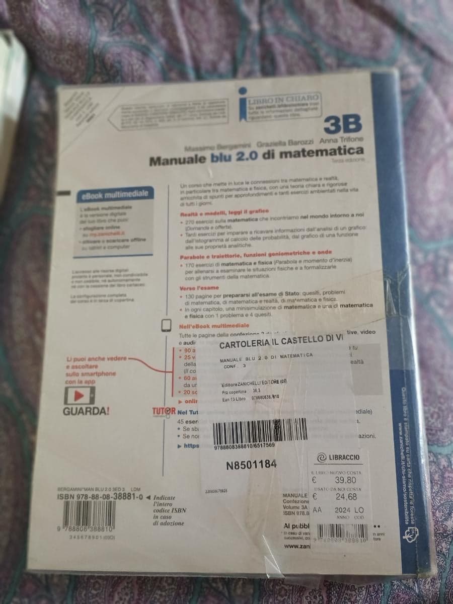 MANUALE BLU 2.0 DI MATEMATICA 3ED. - CONF. 3 (LDM) - foto 2