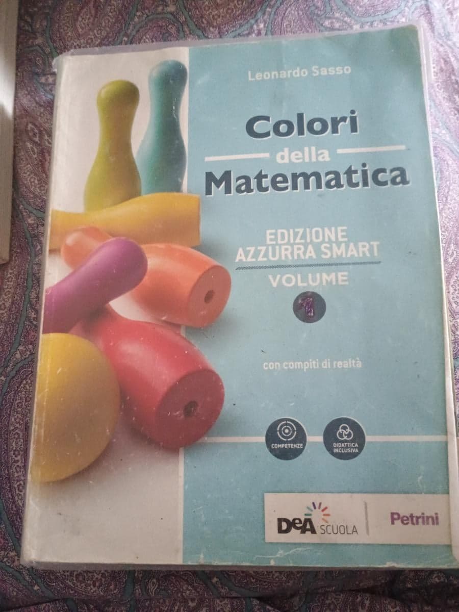 COLORI DELLA MATEMATICA - EDIZIONE AZZURRA SMART VOLUME 1 + EBOOK - foto 1