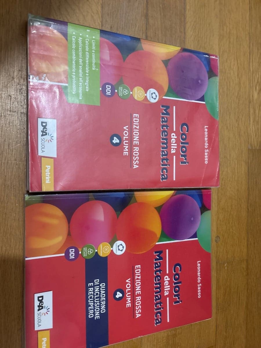 COLORI DELLA MATEMATICA - EDIZIONE ROSSA SECONDO BIENNIO E QUINTO ANNO-I.T.E. - foto 1