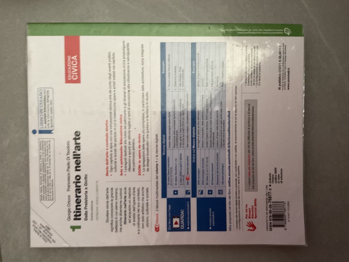 ITINERARIO NELL'ARTE VERSIONE VERDE COMP. 5ED. - VOL. 1 CON MUSEO DIG. (LDM) - foto 2