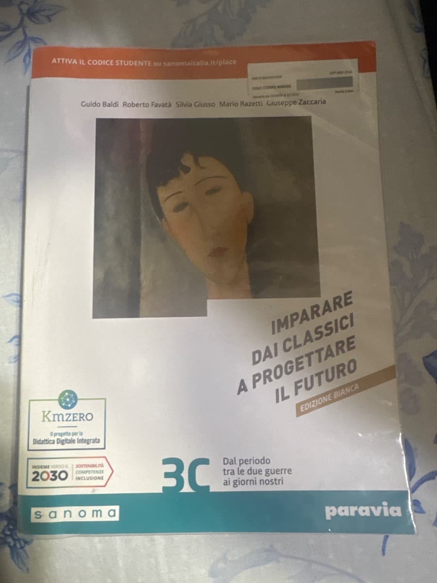 IMPARARE DAI CLASSICI A PROGETTARE IL FUTURO EDIZIONE BIANCA 3C - foto 1