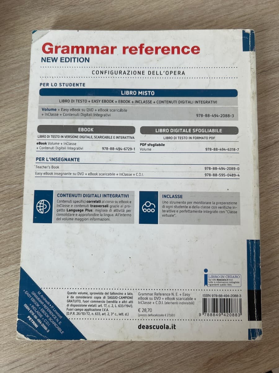 GRAMMAR REFERENCE NEW EDITION - VOLUME + EASY BOOK (SU DVD) + EBOOK - foto 2
