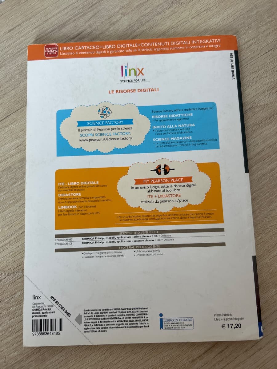 CHIMICA - PRINCIPI MODELLI APPLICAZIONI PRIMO BIENNIO - foto 2