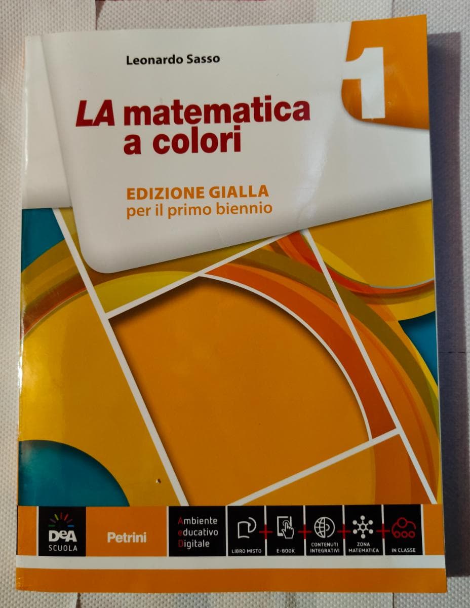 MATEMATICA A COLORI (LA) EDIZIONE GIALLA VOLUME 1 + EBOOK - foto 1