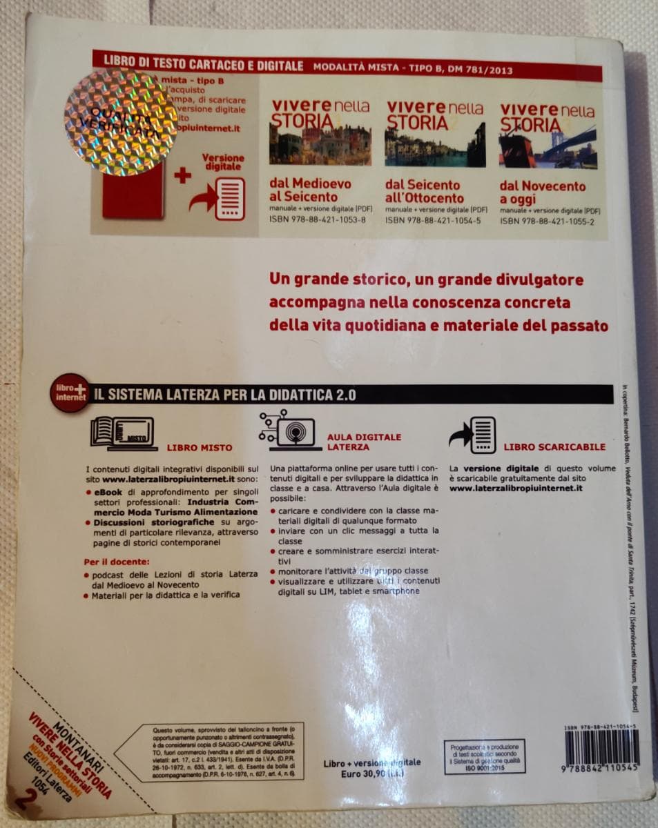 VIVERE NELLA STORIA CON STORIE SETTORIALI NUOVI PROGRAMMI VOL. II - foto 2