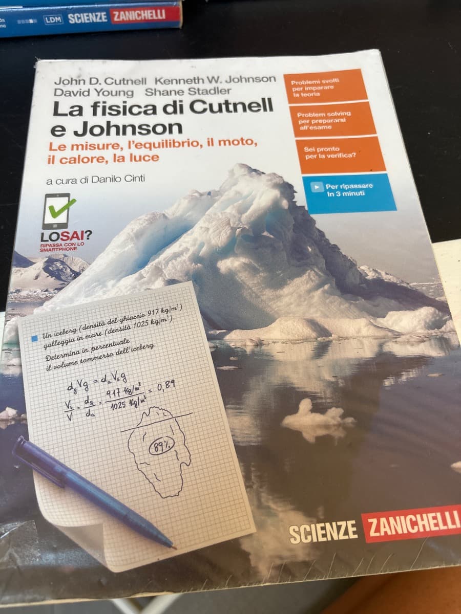 FISICA DI CUTNELL E JOHNSON (LA) - VOLUME PRIMO BIENNIO (LDM) - foto 1