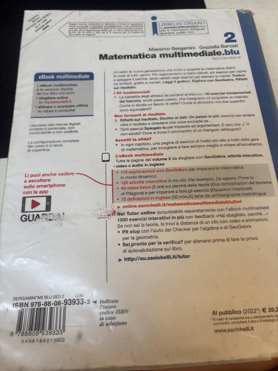 MATEMATICA MULTIMEDIALE.BLU - VOLUME 2 (LDM) - foto 2