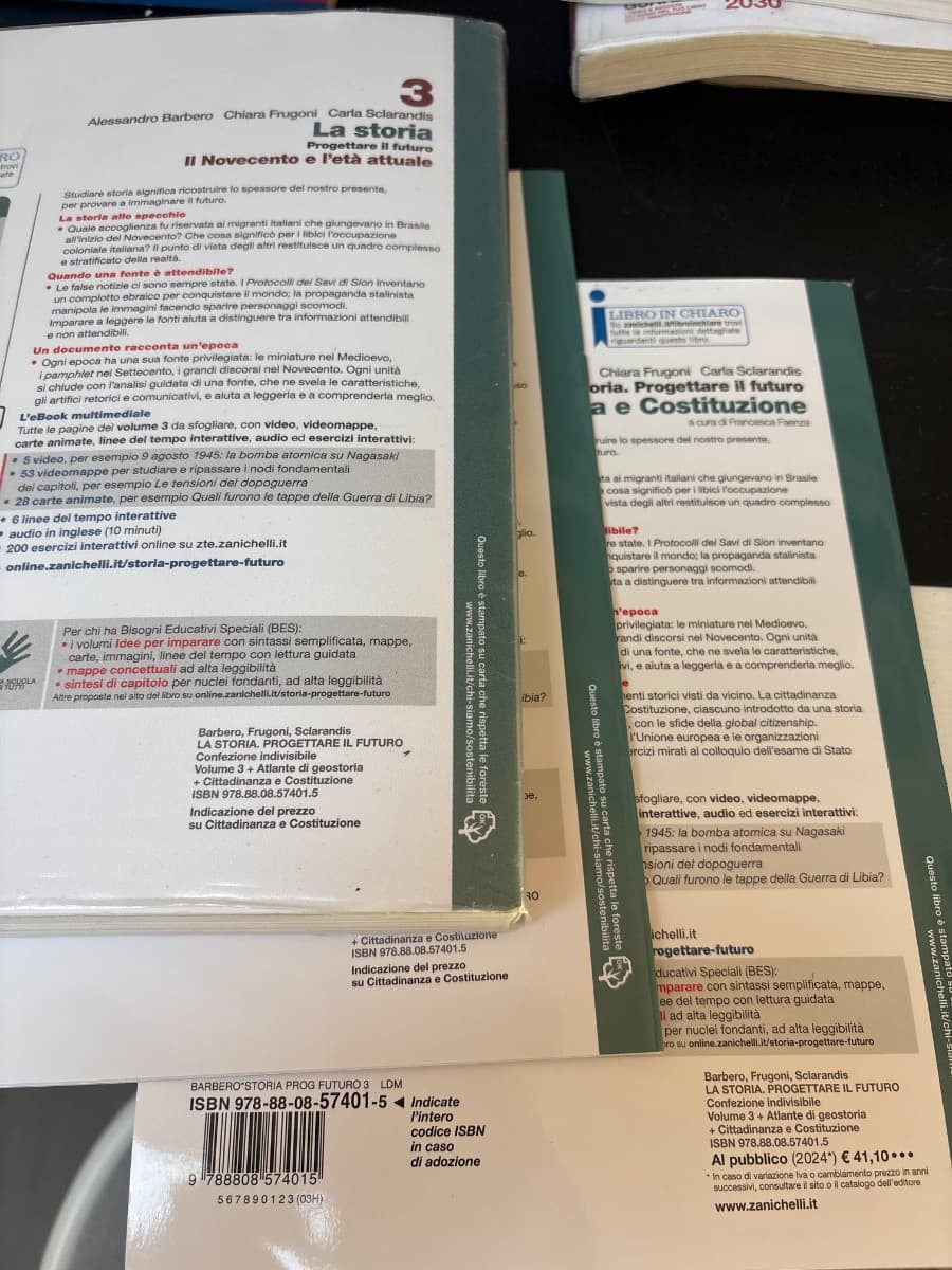 STORIA (LA). PROGETTARE IL FUTURO - CONF. VOL. 3 + ATLANTE GEOSTORIA (LDM) - foto 2