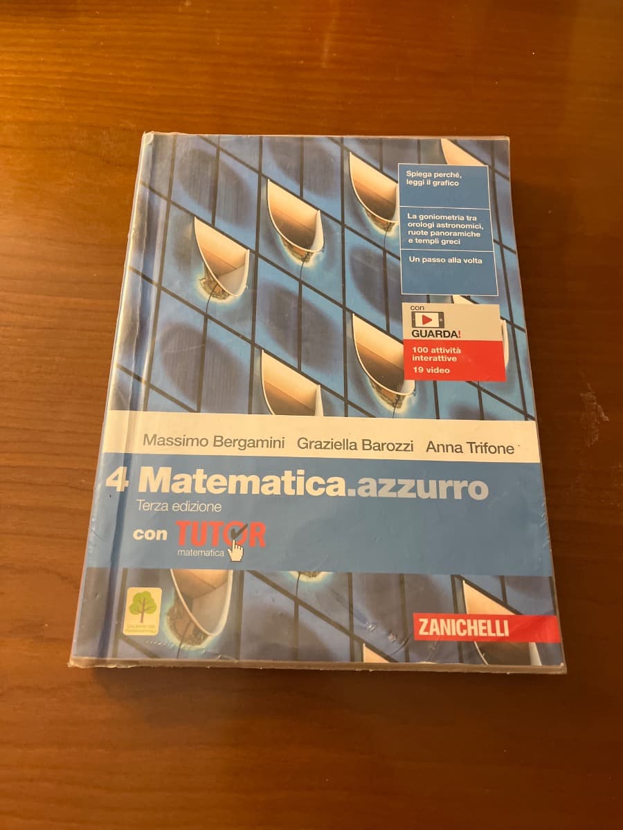MATEMATICA.AZZURRO 3ED. - VOL. 4 CON TUTOR (LDM) - foto 1