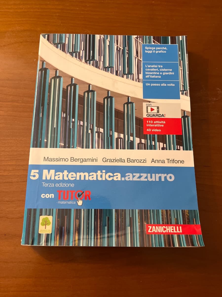 MATEMATICA.AZZURRO 3ED. - VOL. 5 CON TUTOR (LDM) - foto 1