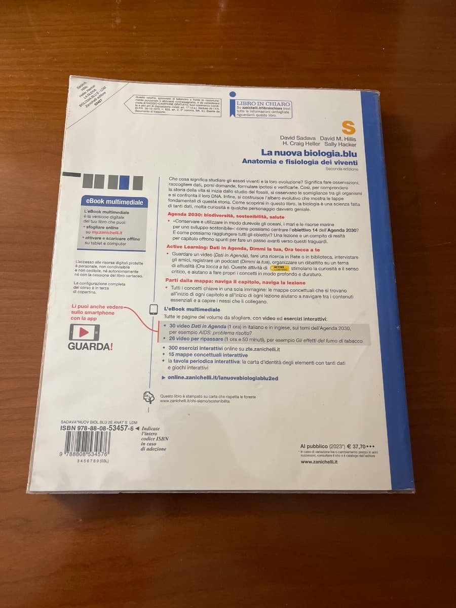 NUOVA BIOLOGIA.BLU 2ED. (LA) - ANATOMIA E FISIOLOGIA DEI VIVENTI S (LDM) - foto 2