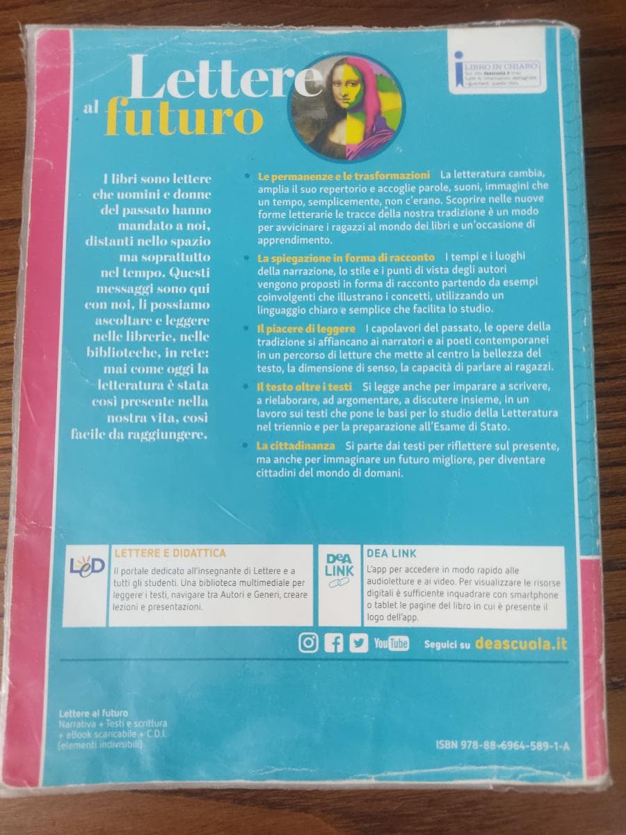 LETTERE AL FUTURO - VOLUME A NARRATIVA+EBOOK+QUADERNO DI SCRITTURA+EBOOK - foto 2