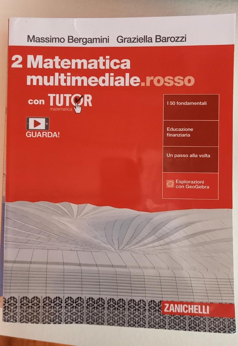 MATEMATICA MULTIMEDIALE.ROSSO - VOL. 2 CON TUTOR (LDM) - foto 1