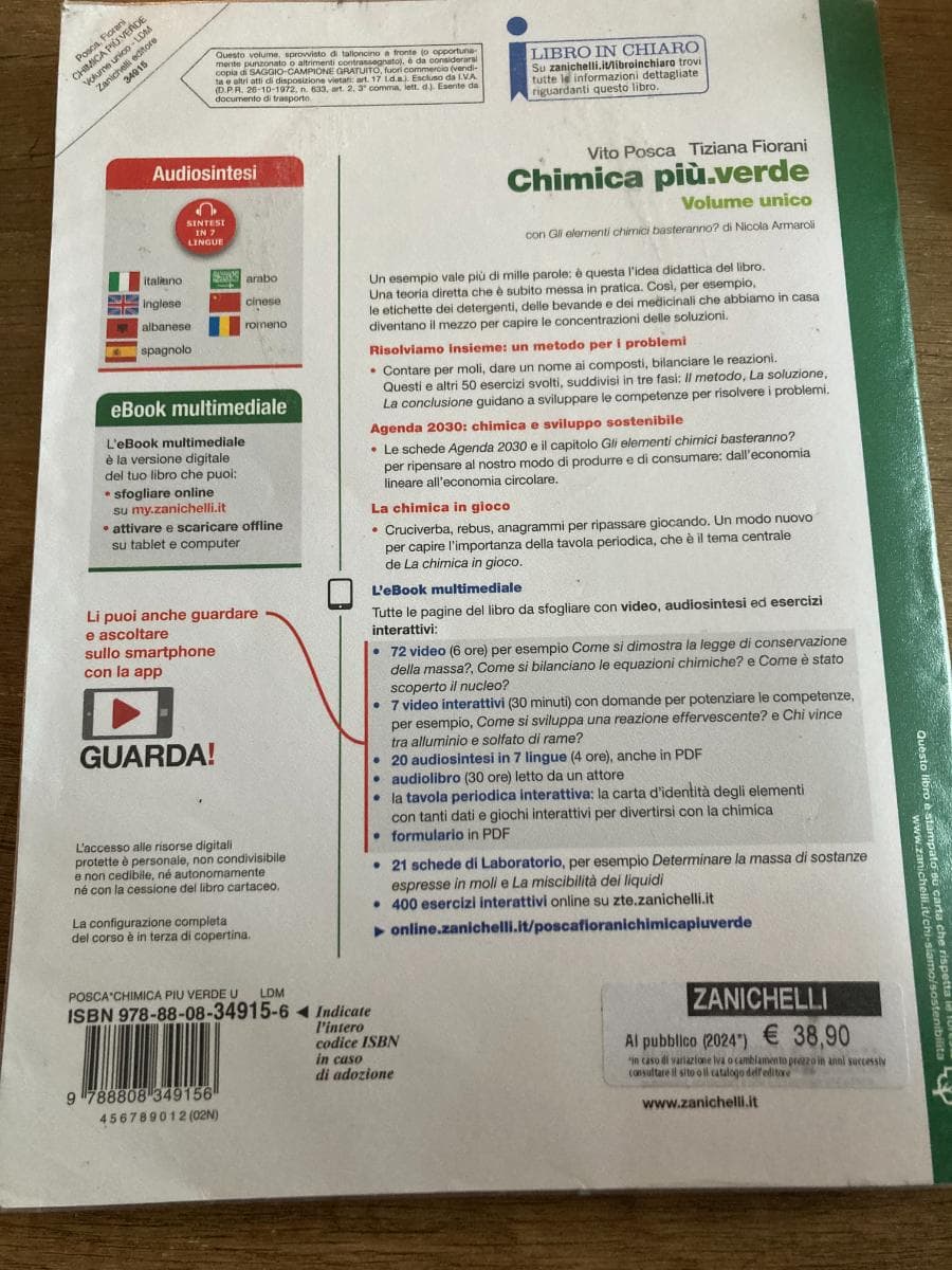 CHIMICA PIÙ.VERDE - VOL. UNICO (LDM) - foto 2