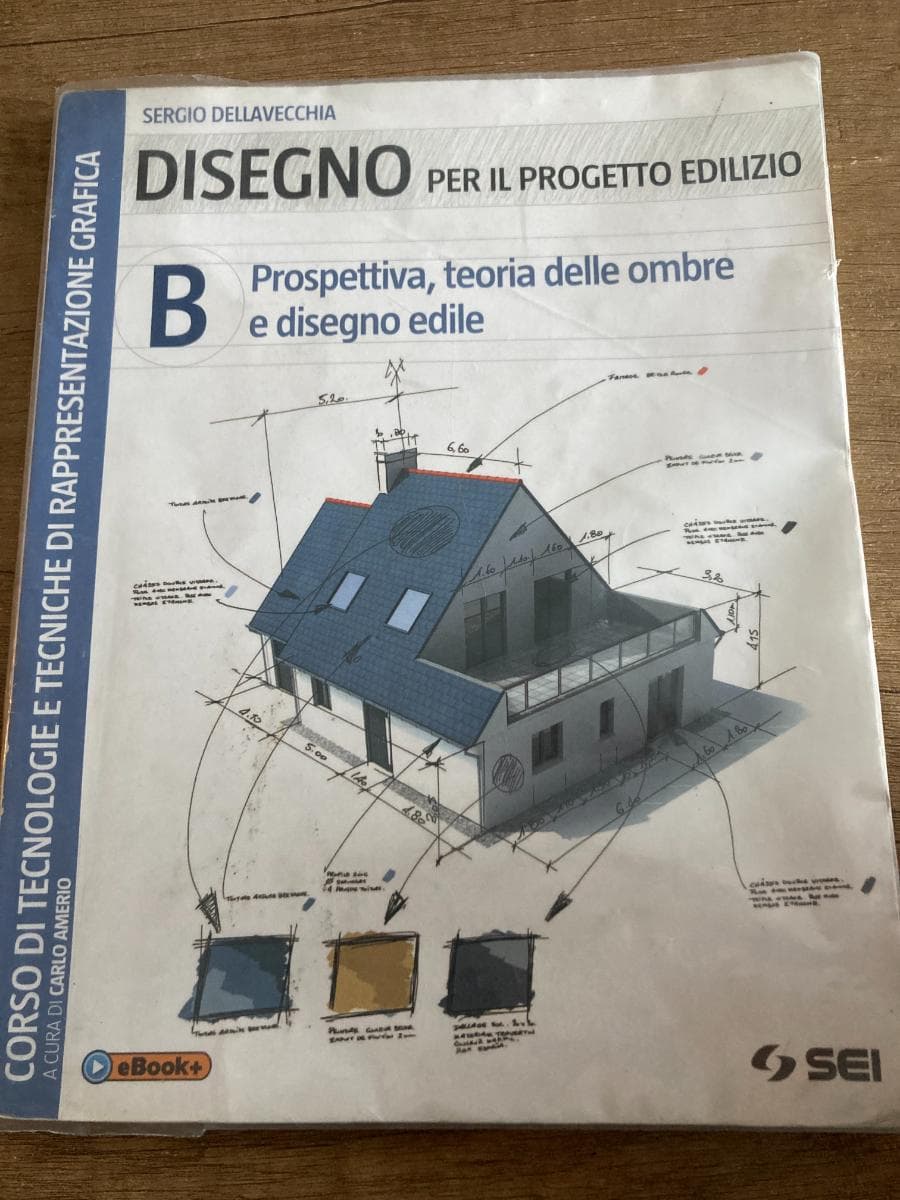 DISEGNO PER IL PROGETTO EDILIZIO B - PROSPETTIVA, TEORIA OMBRE,DISEGNO EDILE - foto 1