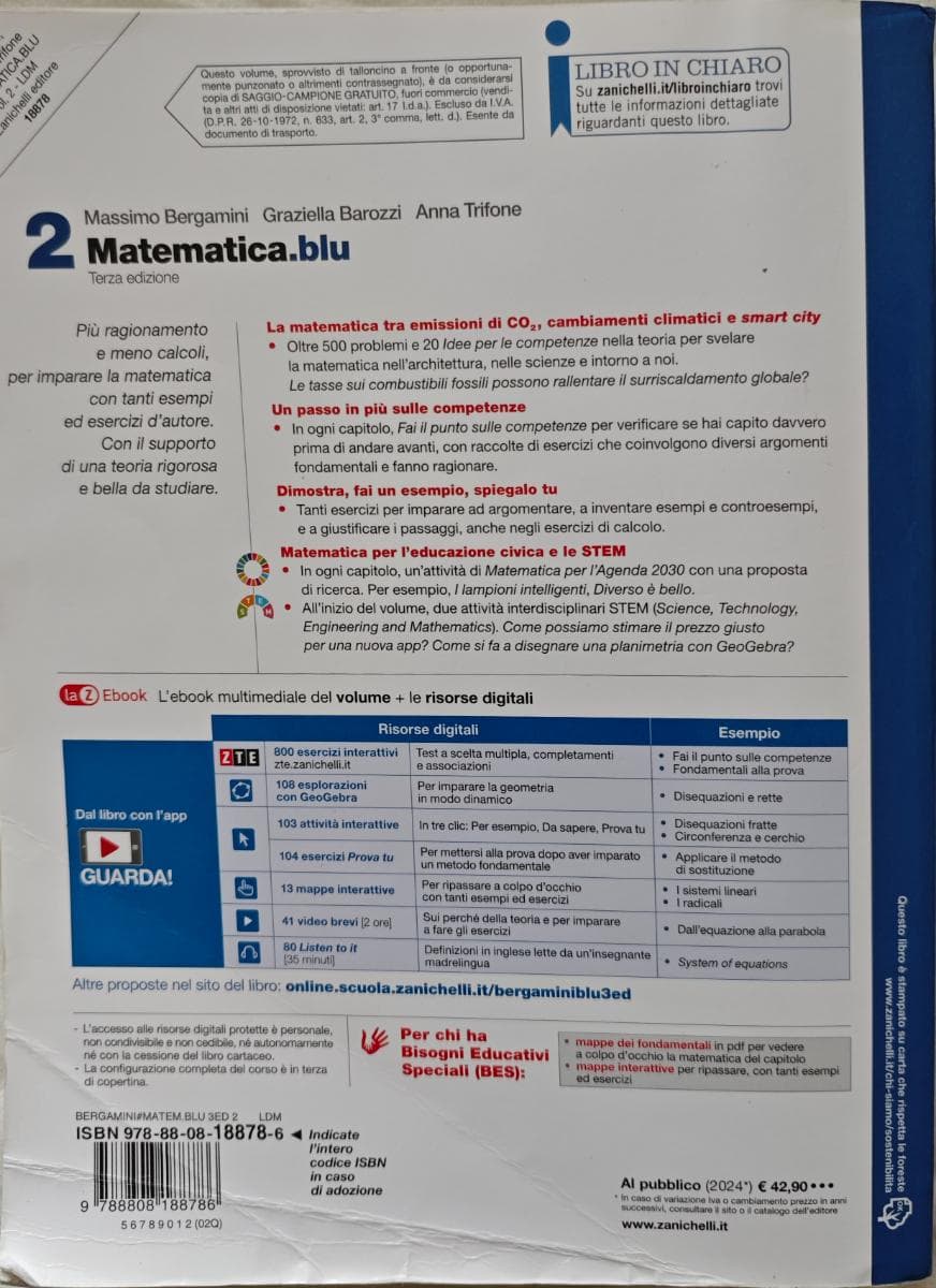 MATEMATICA.BLU 3ED. - VOLUME 2 (LDM) - foto 2