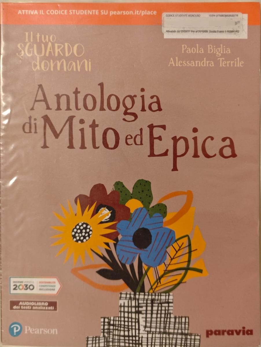 TUO SGUARDO DOMANI ANTOLOGIA DI MITO ED EPICA (IL) - foto 1