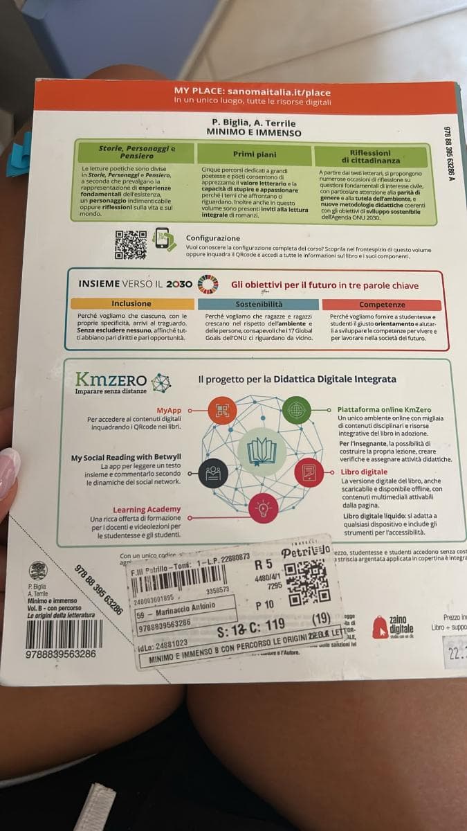 MINIMO E IMMENSO B CON PERCORSO LE ORIGINI DELLE LETTERATURA - foto 2