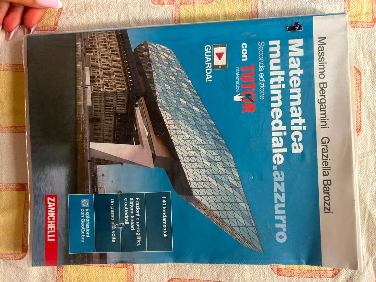 MATEMATICA MULTIMEDIALE.AZZURRO 2ED. - VOL. 1 CON TUTOR (LDM) - foto 1
