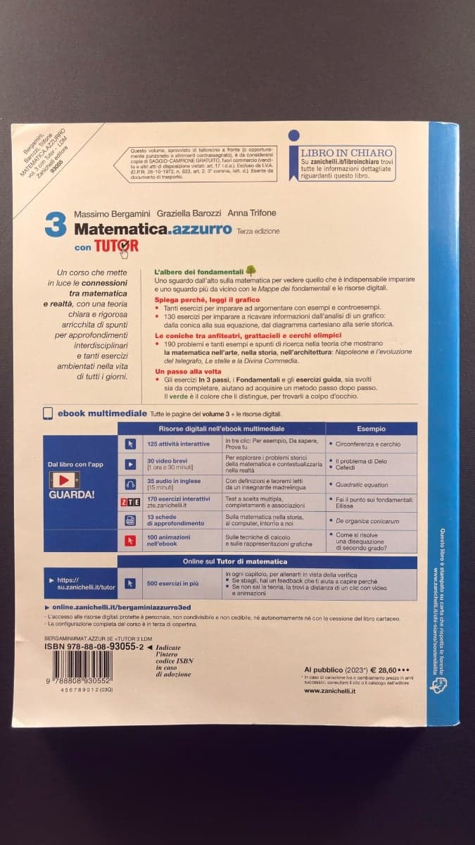 MATEMATICA.AZZURRO 3ED. - VOL. 3 CON TUTOR (LDM) - foto 2